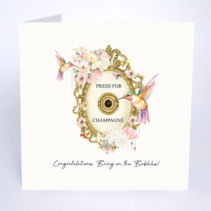 Congratulations Bring on the Bubbles Card