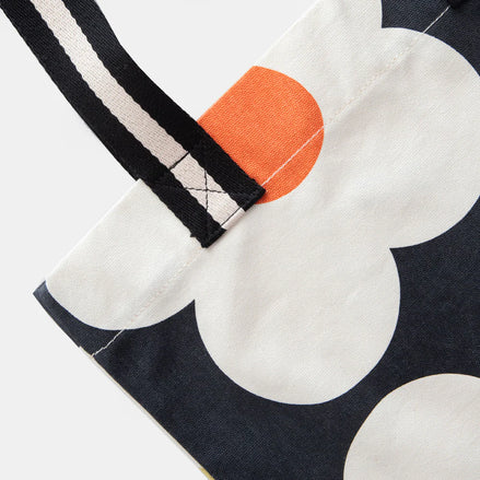 Multi Flower Charcoal Bag