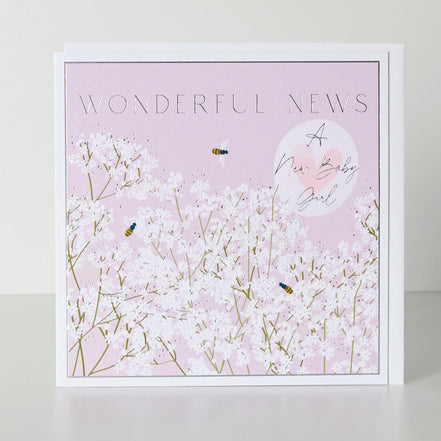 A New Baby Girl Card
