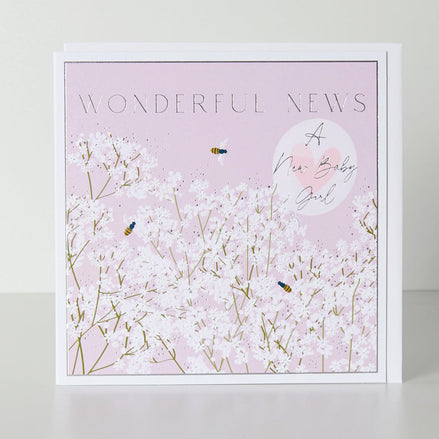A New Baby Girl Card