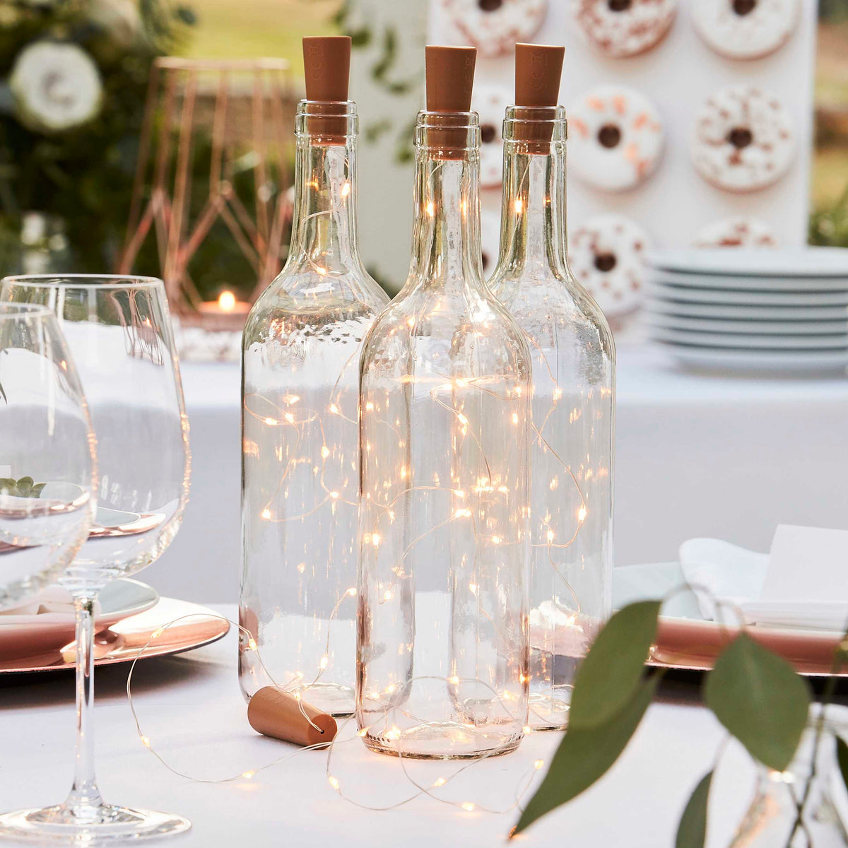Botanical Wedding - Cork Bottle Lights