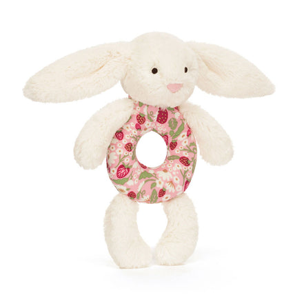 Jellycat Blossom Cream Bunny Rattle