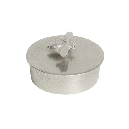 Bee Pewter Trinket Box Medium