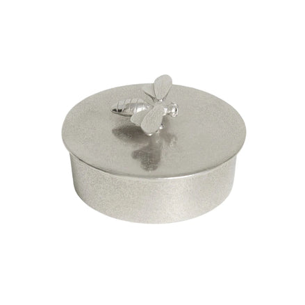 Bee Pewter Trinket Box Medium