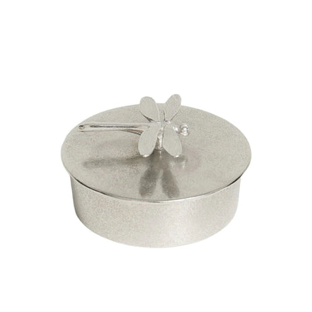 Dragonfly Pewter Trinket Box Medium