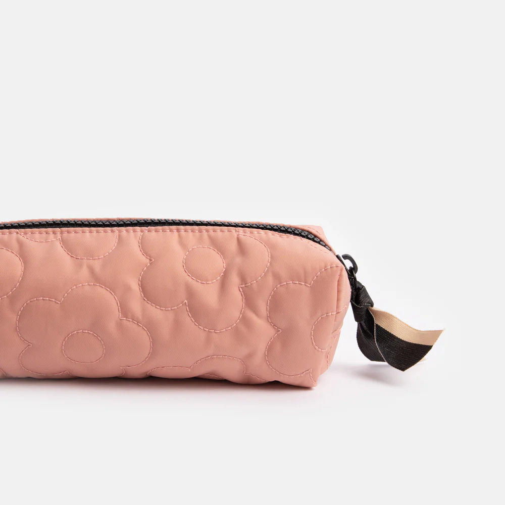 Pink Flower Quilted Cube Everything Case