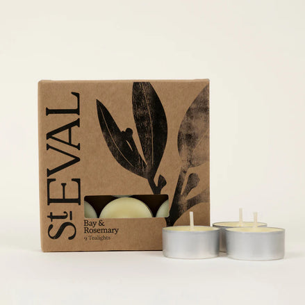 St Eval Bay & Rosemary Scented Tealights