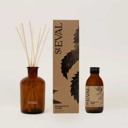 St Eval Bergamot & Nettle Reed Diffuser