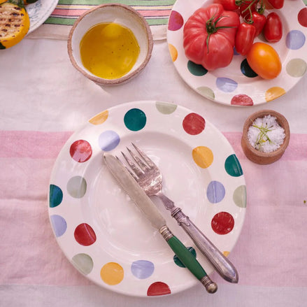 Big Polka Dots 10 1/2 Inch Plate