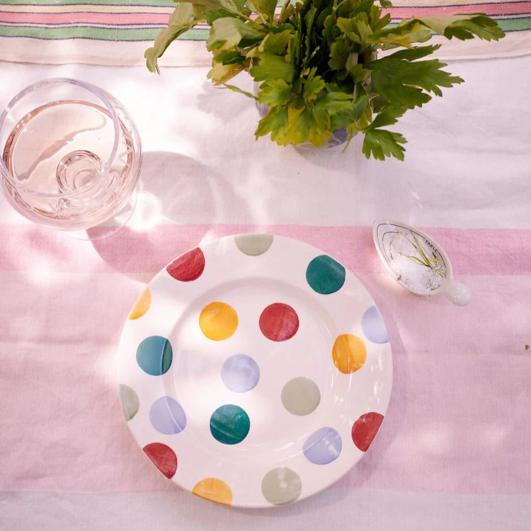 Big Polka Dots 8 1/2' Plate