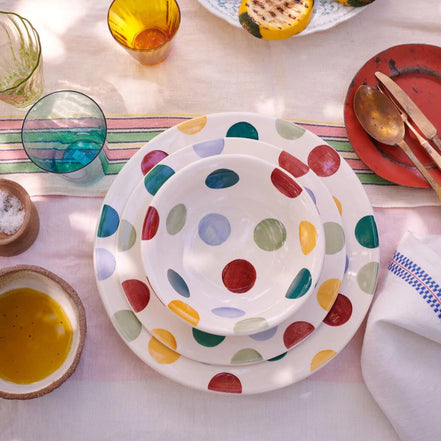 Big Polka Dots 10 1/2 Inch Plate