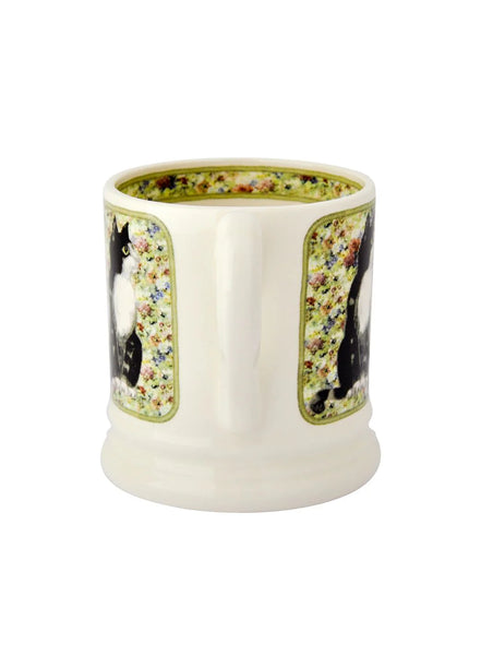 Black & White Cat 1/2 Pint Mug