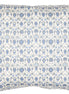 Blue Patterned Cotton Cushion