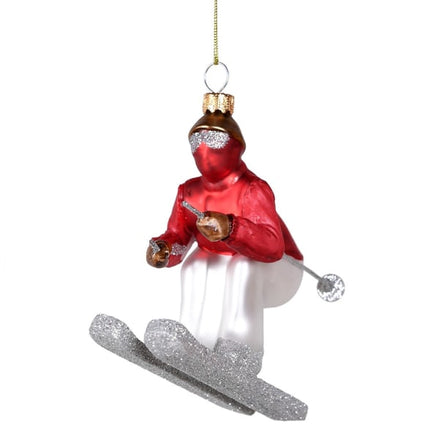 'Bombing Down the Piste' Hanging Tree Decoration