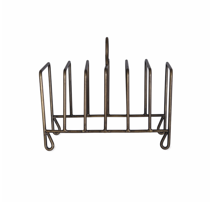 Brompton Toast Rack Antique Brass
