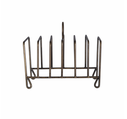 Brompton Toast Rack Antique Brass