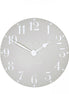 12" Arabic Wall Clock Dove Grey