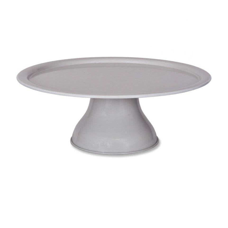 Steel Brompton Cake Stand - Chalk