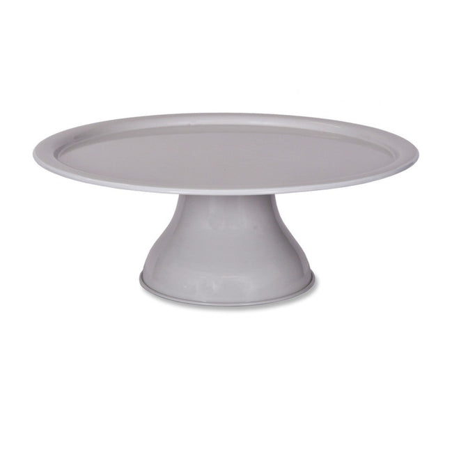 Steel Brompton Cake Stand - Chalk