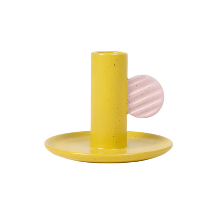 Mustard Candle Holder