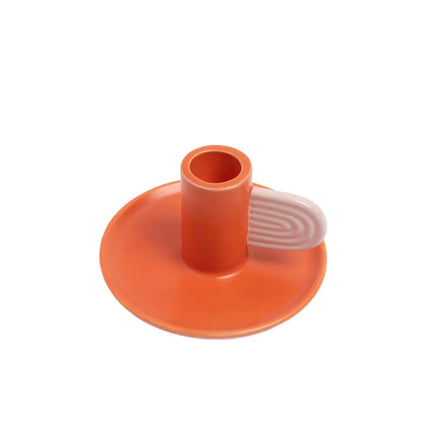 Orange/Pink Candle Holder