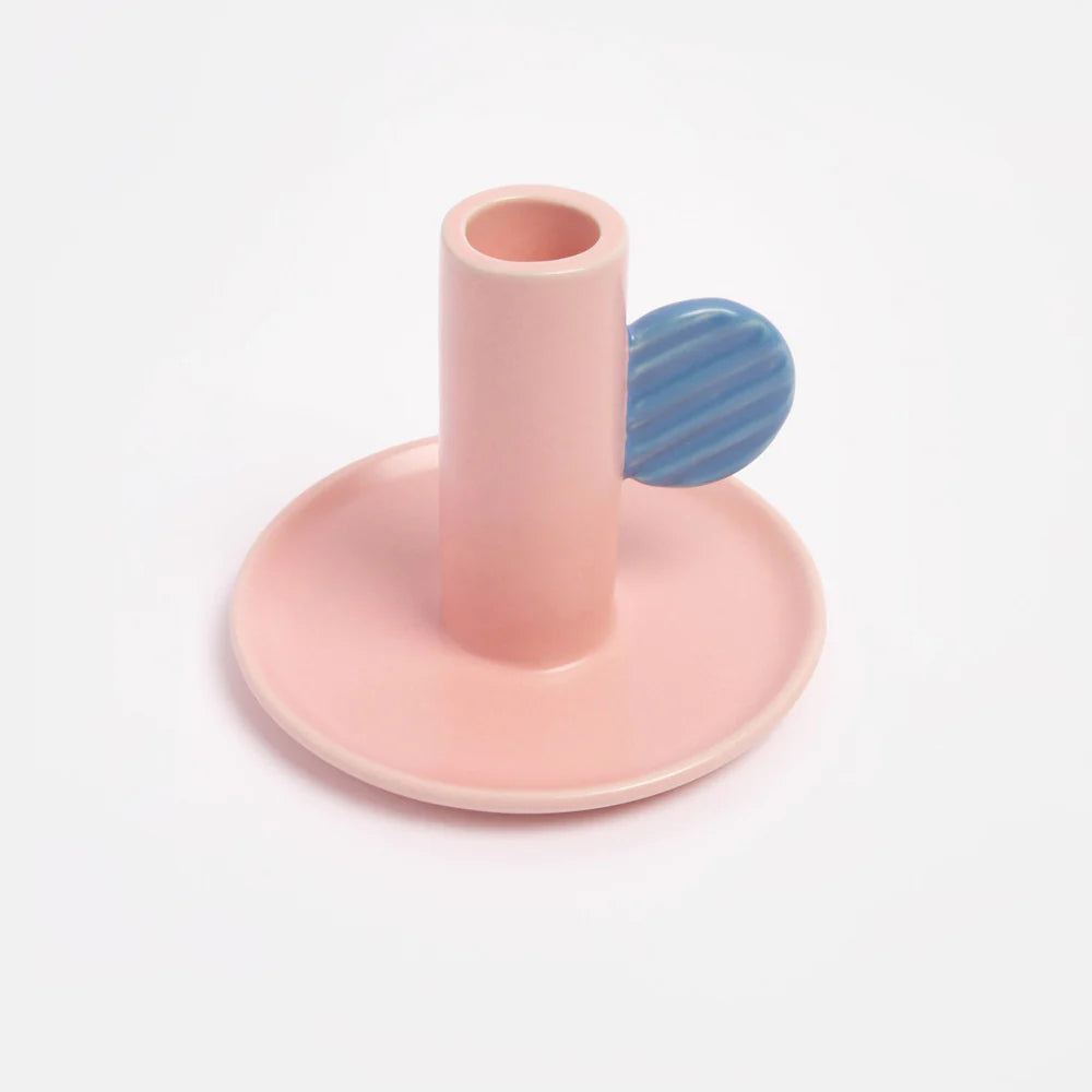 Pink/Blue Candle Holder