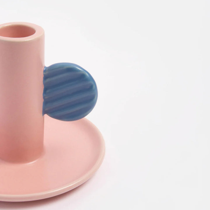 Pink/Blue Candle Holder
