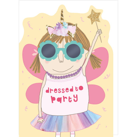 Party Dress Birthday Card