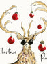 Christmas Party Stag Christmas Card