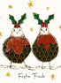 Festive Friends Robin Christmas Card