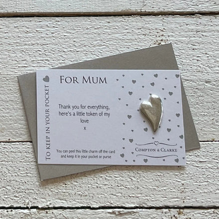 Carded Charm - For Mum