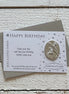 Carded Charm - Happy Birthday