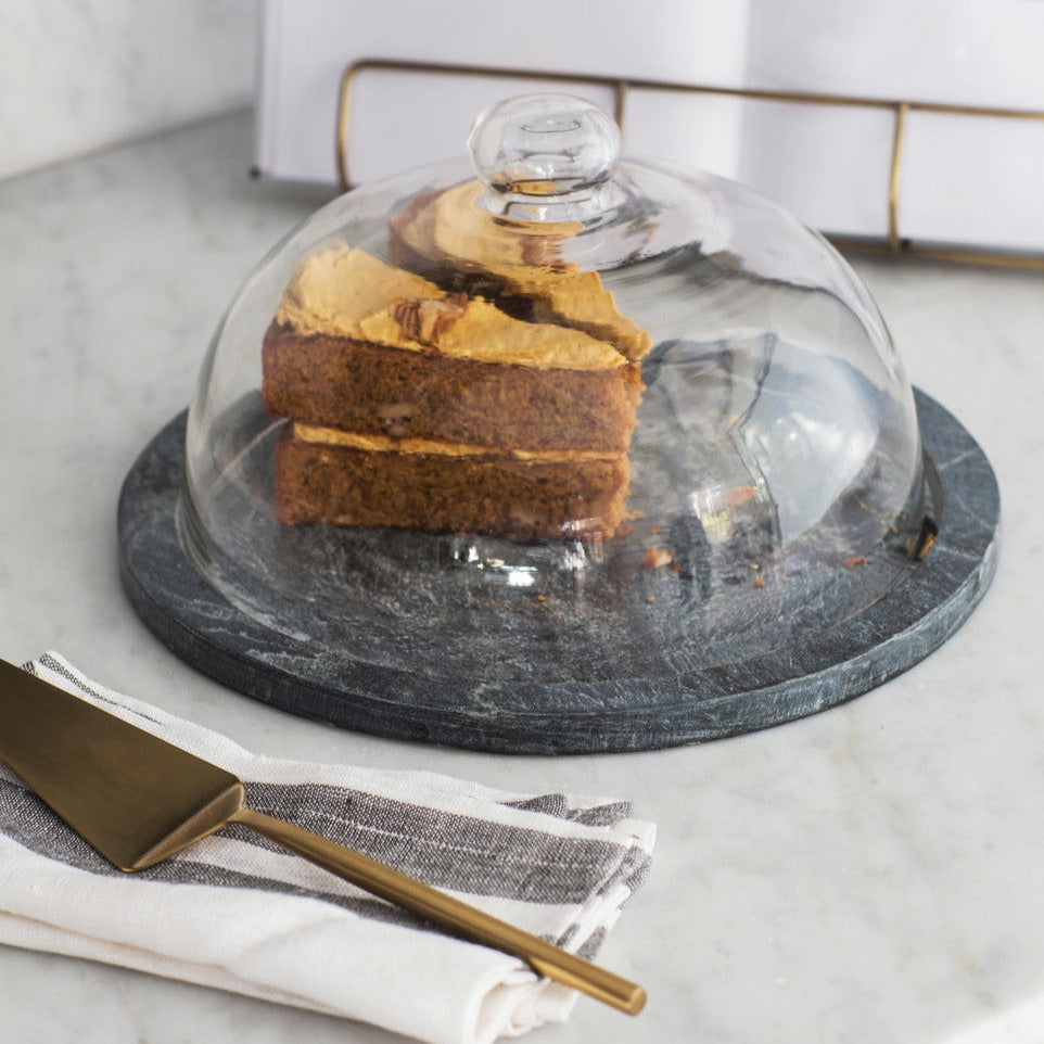 Slate and Glass Brompton Cake Dome