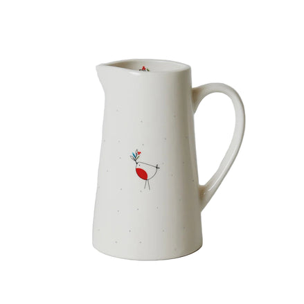 Medium Robin Ceramic Jug