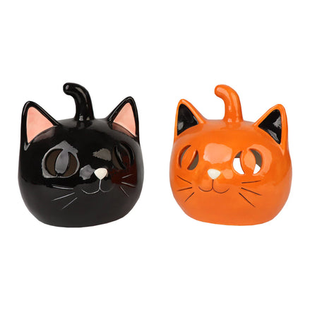 Halloween Ceramic Cats - 15cm