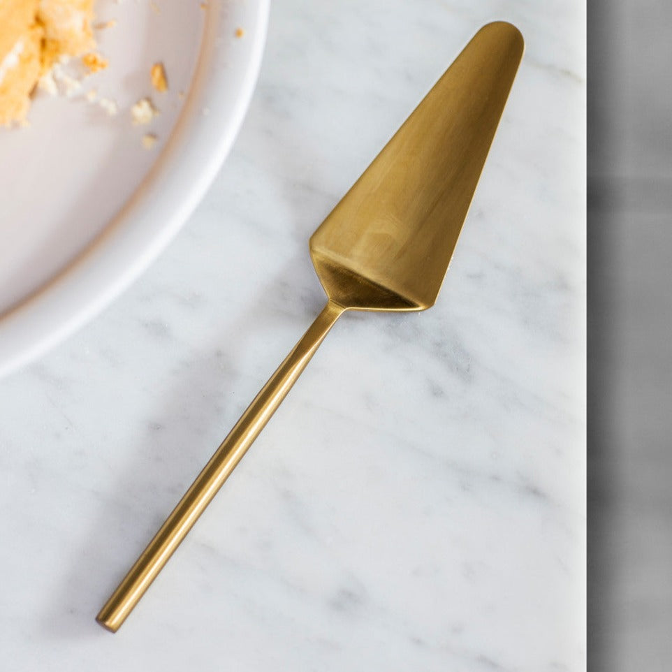 Brompton Cake Slice - Antique Brass