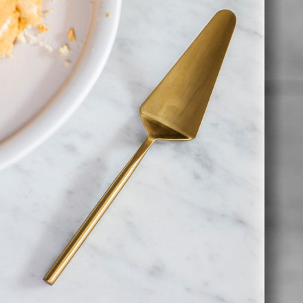 Brompton Cake Slice - Antique Brass