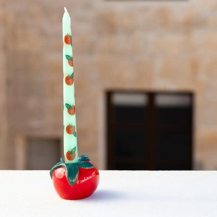 Bon Appetit - Tomato Ceramic Candle Holder