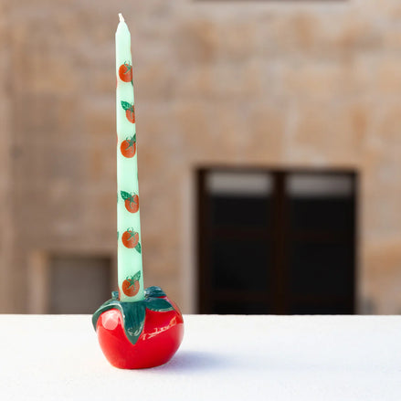 Bon Appetit - Tomato Ceramic Candle Holder