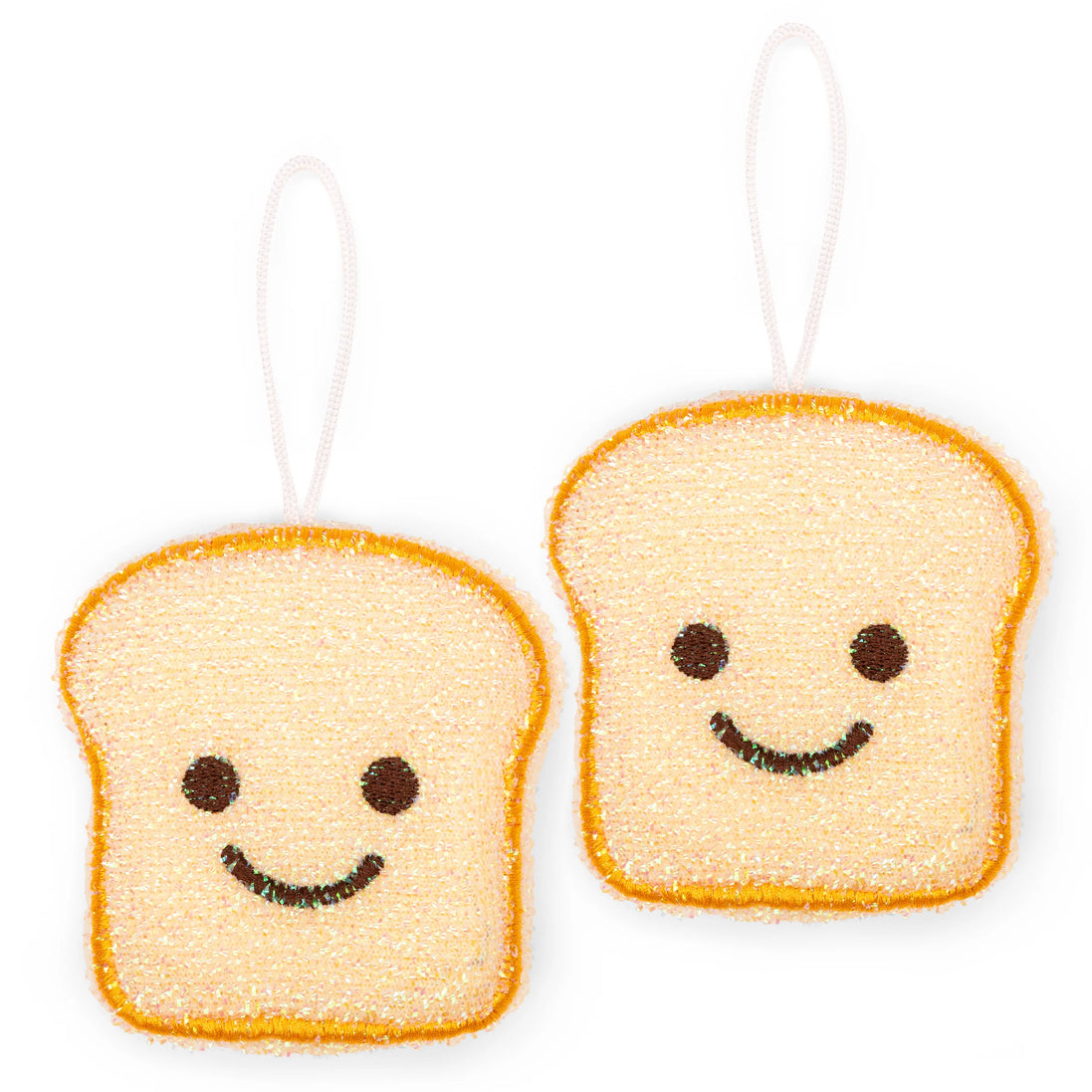 Smiley Toast Dish Scrubbers – Set of 2