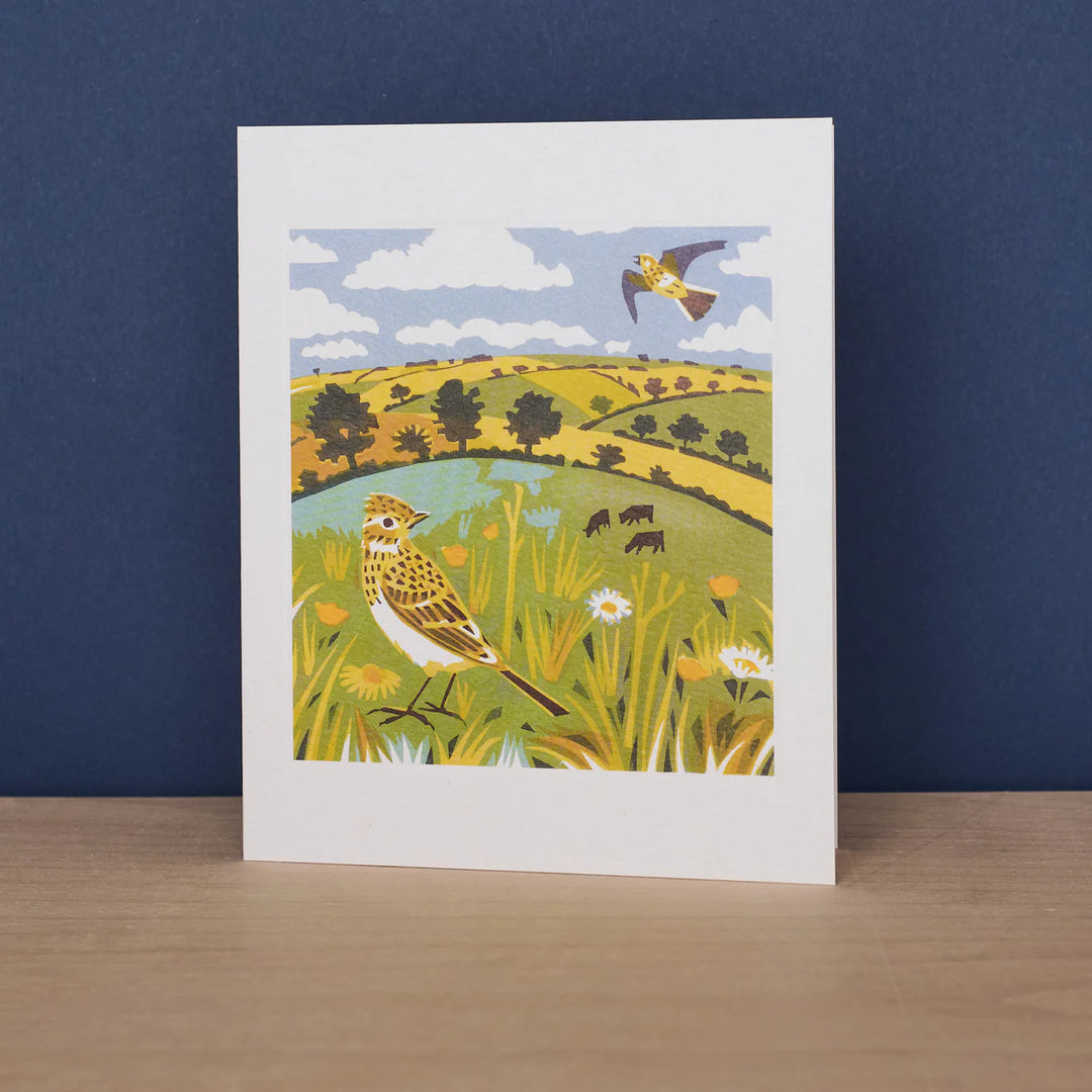 Skylarks Art Card