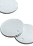 Ceramic Coasters Round - Set of 4 White
