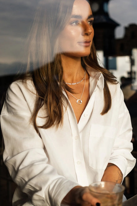 Cypress necklace Silver