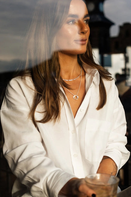 Cypress necklace Silver