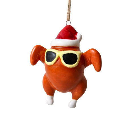 7.5cm Cool Turkey Decoration