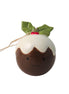 5.9cm Christmas Pudding Tree Decoration
