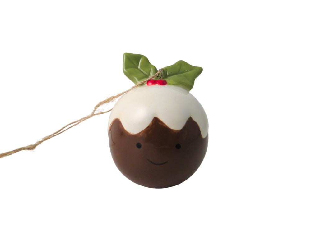 5.9cm Christmas Pudding Tree Decoration