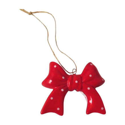 7cm Christmas Bow Decoration