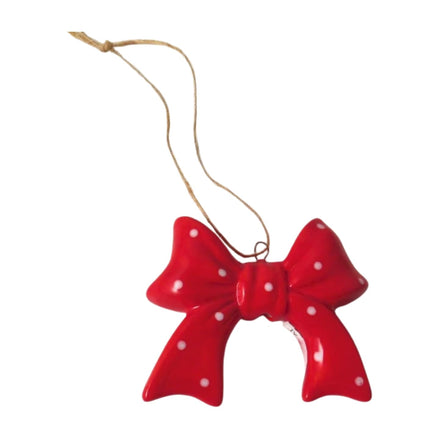 7cm Christmas Bow Decoration