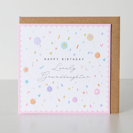 Granddaughter Birthday Card